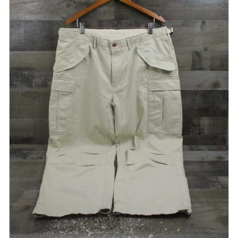 Polo Ralph Lauren Cargo Pants Mens 38x30 Utility Wide Leg Outdoor Adjustable